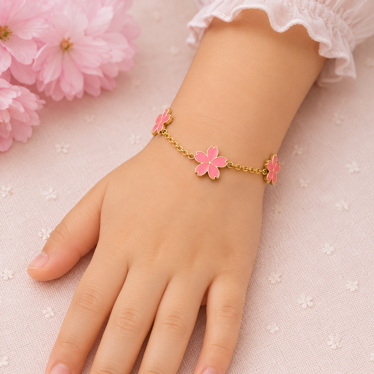 pink-sakura-blossom-bracelet